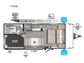New 2025 Forest River Wildwood 179DBK