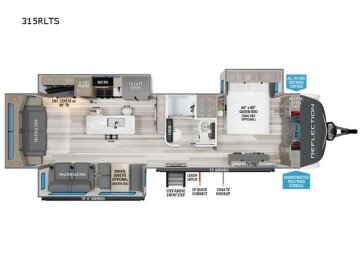 New 2025 Grand Design Reflection 315RLTS