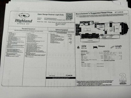 Photo 1 for New 2025 Highland Ridge Open Range