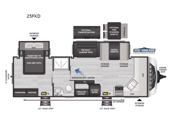 New 2025 Keystone Cougar 25FKD