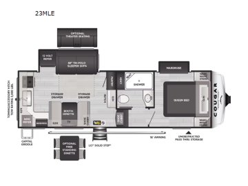 2025 Keystone Cougar 23MLE