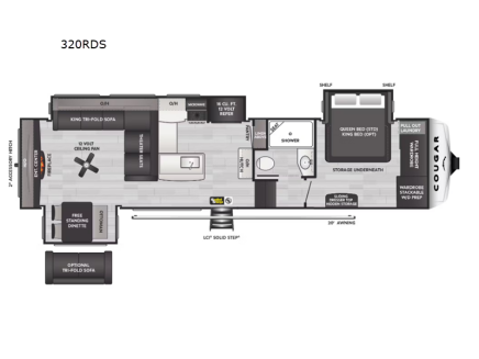 Photo 1 for New 2025 Keystone Cougar 320RDS