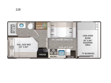 2025 Thor Four Winds 22E