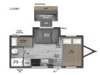 Thumbnail Photo 1 for New 2025 Winnebago Micro Minnie 2100BH