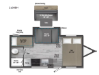 Thumbnail Photo 1 for New 2025 Winnebago Micro Minnie 2100BH