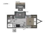 Thumbnail Photo 1 for New 2025 Winnebago Micro Minnie 2108FBS