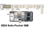 Thumbnail Photo 3 for New 2025 Winnebago Solis Pocket 36B
