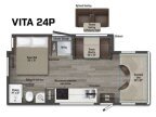 Thumbnail Photo 3 for New 2025 Winnebago Vita 24P
