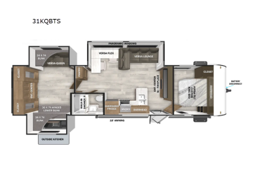 2026 Forest River Salem 31KQBTS