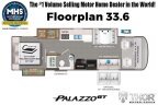 Thumbnail Photo 1 for New 2026 Thor Palazzo 33.6