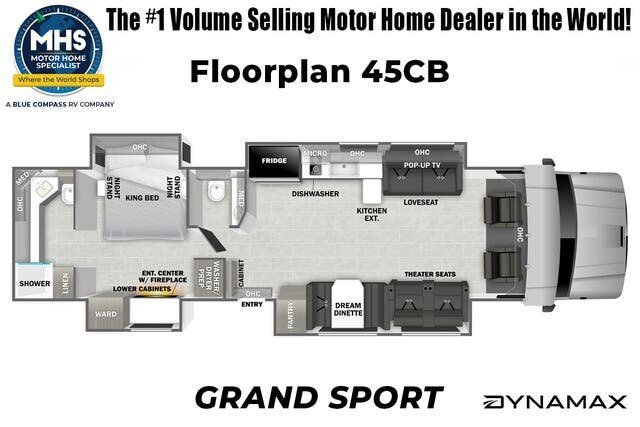 New 2027 Dynamax Grand Sport 45CB