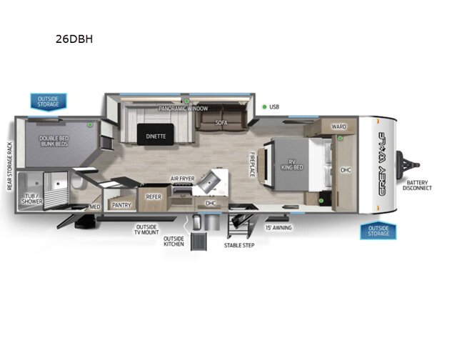 New 2027 Forest River Cherokee 26DBH