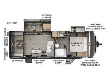 New 2027 Forest River Rockwood 2618RD