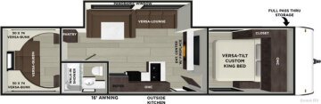 New 2027 Forest River Wildwood X-Lite 28VBXL