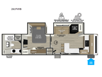 New 2027 Forest River Wildwood 261FKRB