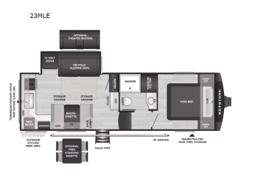 New 2027 Keystone Cougar 23MLE
