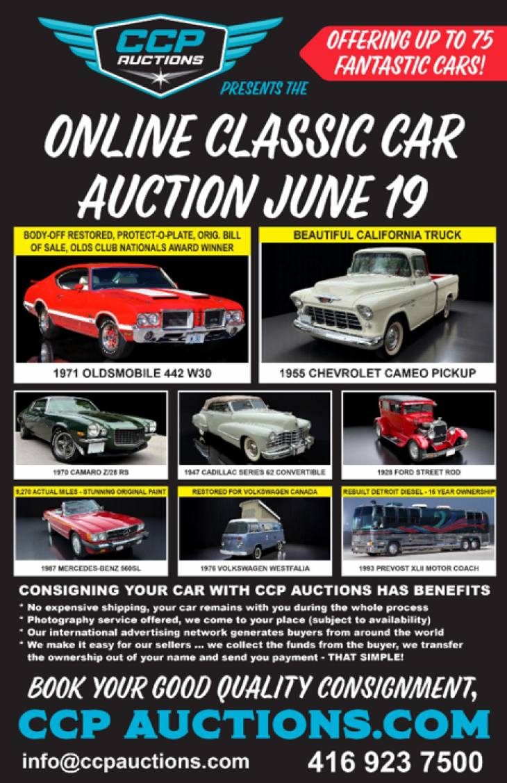 2025 Spring Classic Car Online Auction - presented by CCP Auctions
