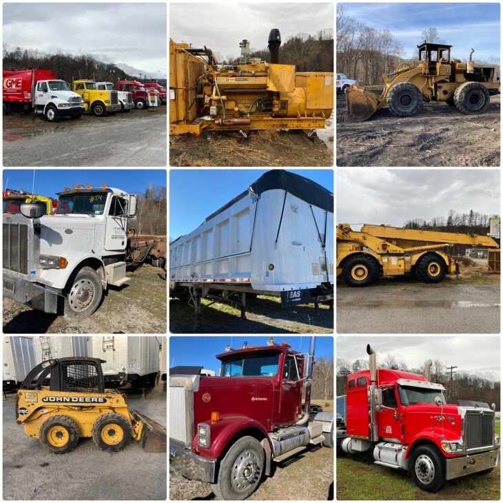 Live & Online Auction! Tractors, Dump Trailers, Trailers, Logging Equipment, Trucks and Much More!