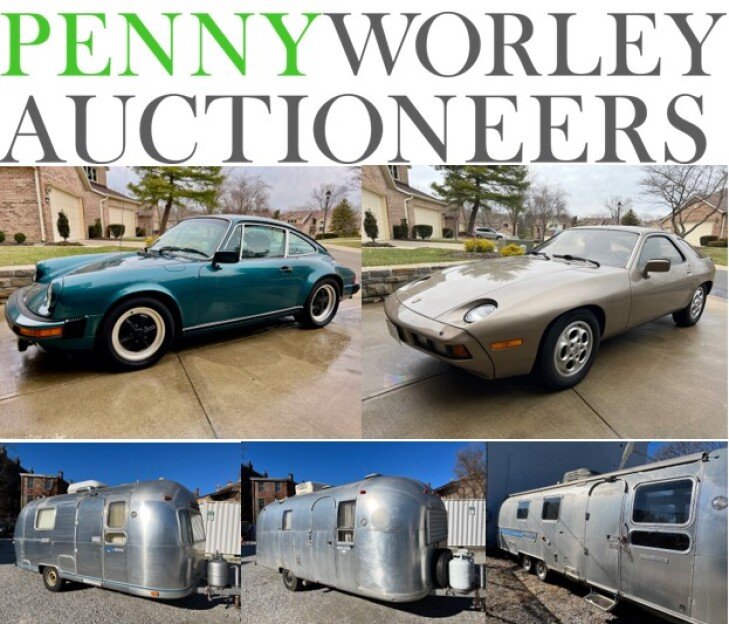 March Auctions - Classic Porsches and Airstream Travel Trailers - Online Bidding