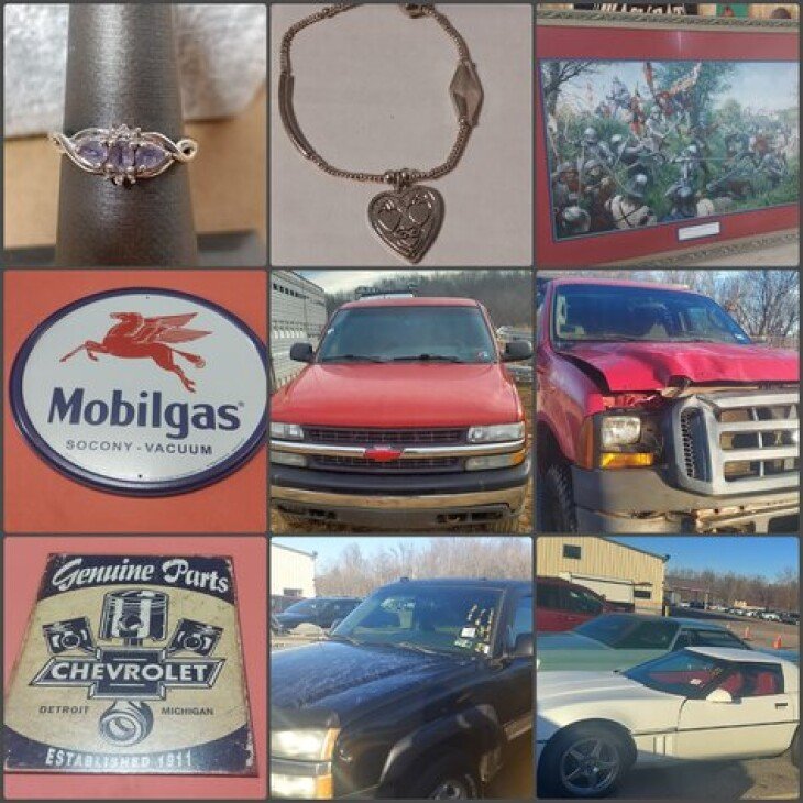 Vehicles, Stoneware, Jewelry, Tools, and More - Online Only Auction