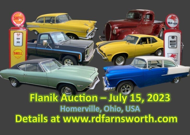 Flanik Auction - Collector Cars, Trucks & Motorcycles - Live & Online Bidding