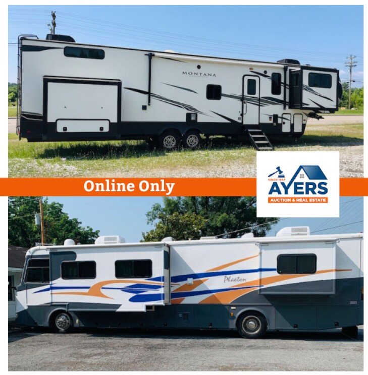 2021 Montana Camper & 2002 Tiffin Motorhome - Online Only Auction