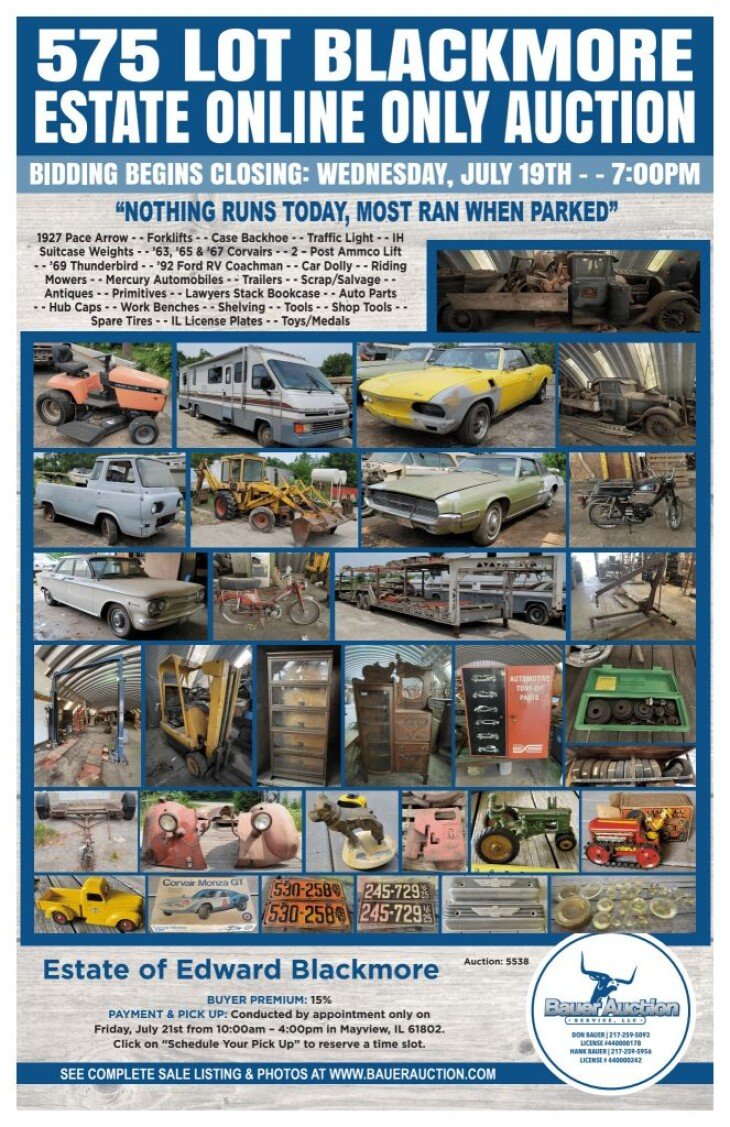 Estate Auction - Classic Cars, Trucks, Motorcycles & RVs - online Only