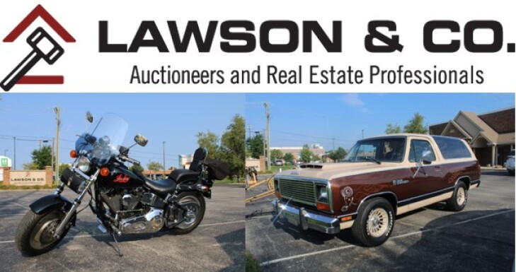 Classic Dodge Ram Charger & Harley-Davidson Motorcycle - Live Auction