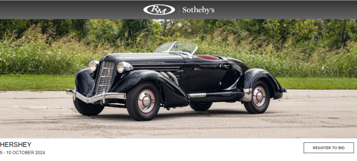 RM Sotheby's Annual Hershey Auction - Live & Online Bidding