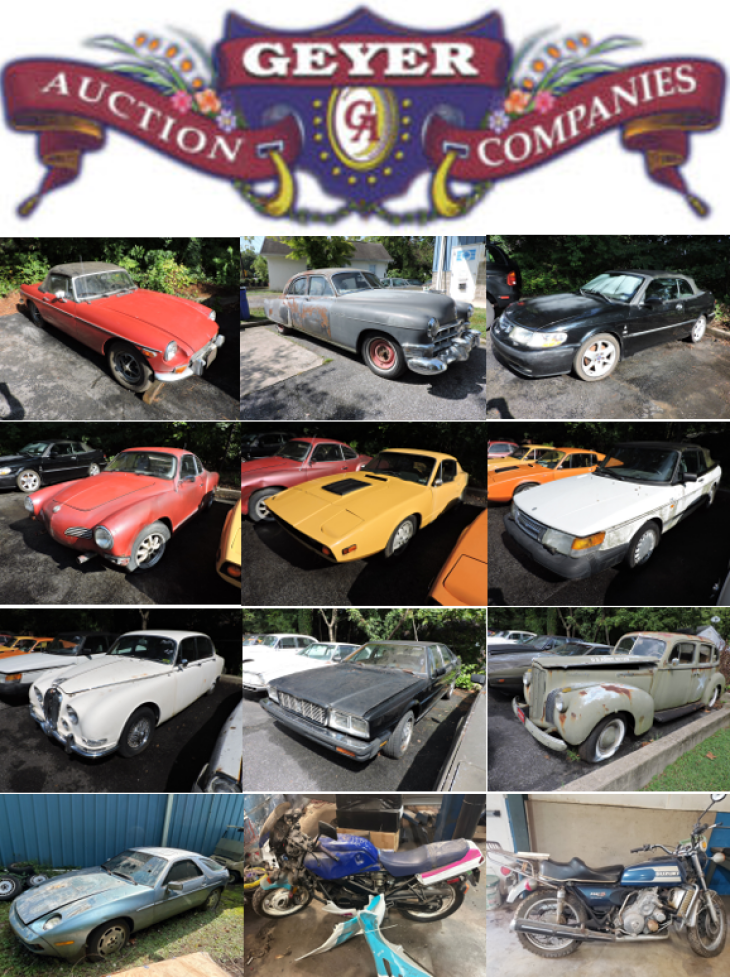 CLASSIC FOREIGN CAR & MOTORCYCLE ESTATE AUCTION