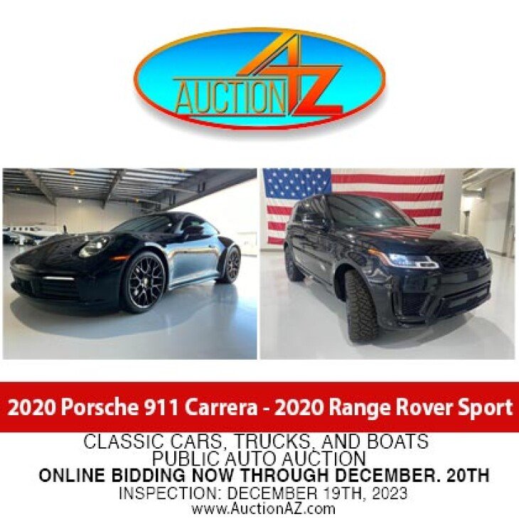 AZ Auction - December. Classic Cars, Trucks, and Boats
