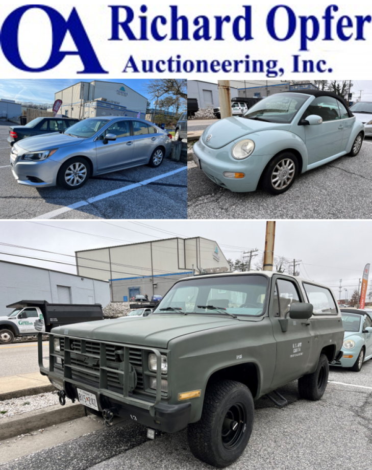 Leap Year Timed Online Only Auction - Vehicles & Collectibles