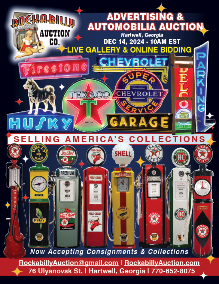 Automobilia, Soda & Advertising Auction - Live with Online Bidding