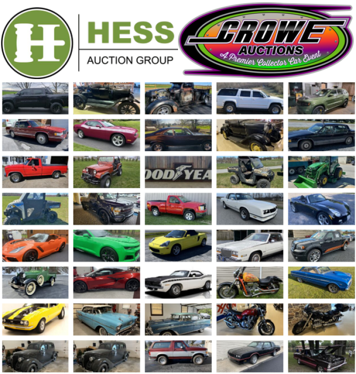 2025 Crowe Collector Car & Motorsports Auction - Live with Online Bidding