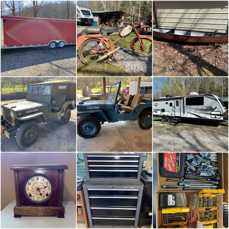 Estate Auction - Classic Willys Jeeps, JAYCO Travel Trailer & Collectibles - Online Only