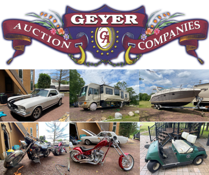 Living Estate Downsizing Auction - Classic Mustang, Motorcycles and RV - Online Only