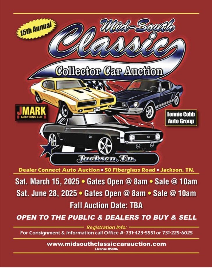 15th Annual Mid-South Classic Collector Car Auction