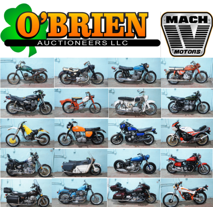 Mach IV Motors 7th Annual Fall Motorcycle Auction - Live with Online Bidding