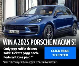 Asheville Symphony Porsche Raffle - 2025 Porsche Macan S