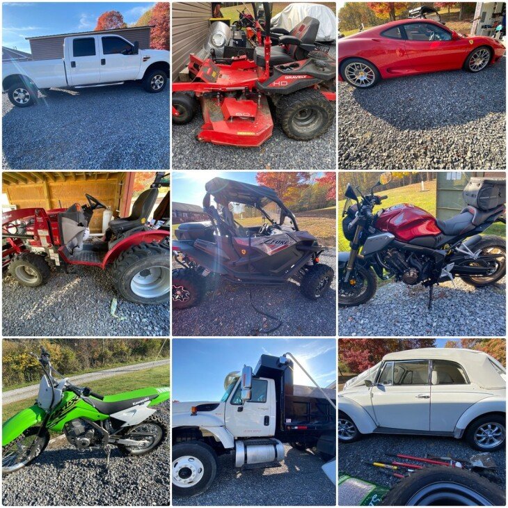 Summersville, WV – Ferrari, VW Beetle, Ford F350, Motorcycles - Online Only Auction