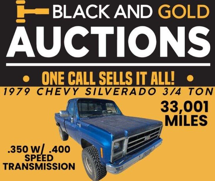 Classic Truck Auction - 1979 Chevrolet Silverado 4x4 - Online Only