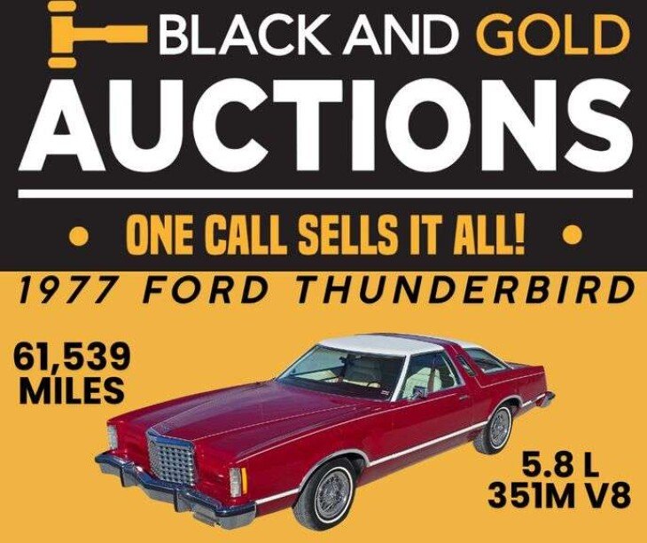 Classic Car Auction - 1977 Ford Thunderbird - Online Only