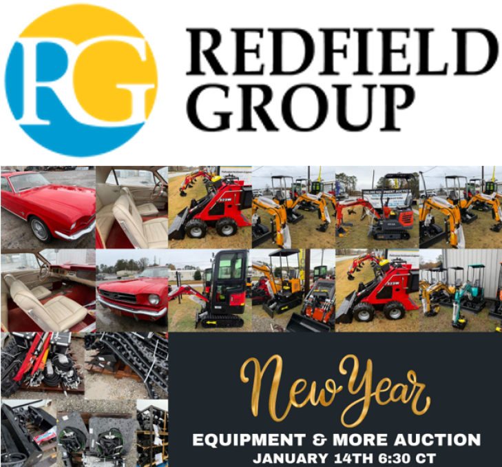 New Year Equipment & More Online Auction - featuring 1964 Ford Mustang