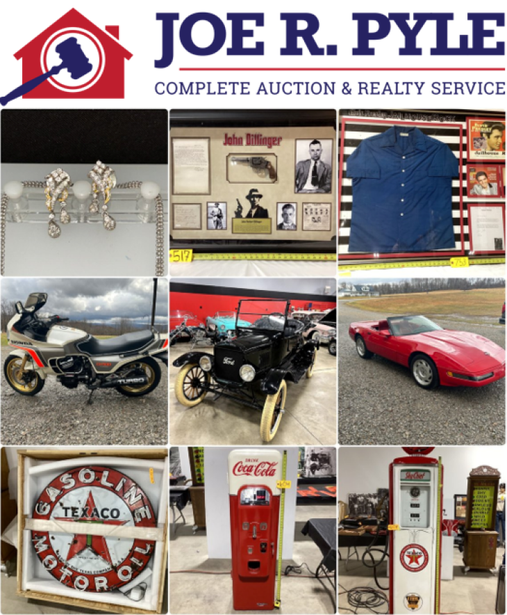 Fantastic Collection of Antiques, Collectibles, Classic Cars & Motorcycles - Live with Online Bidding