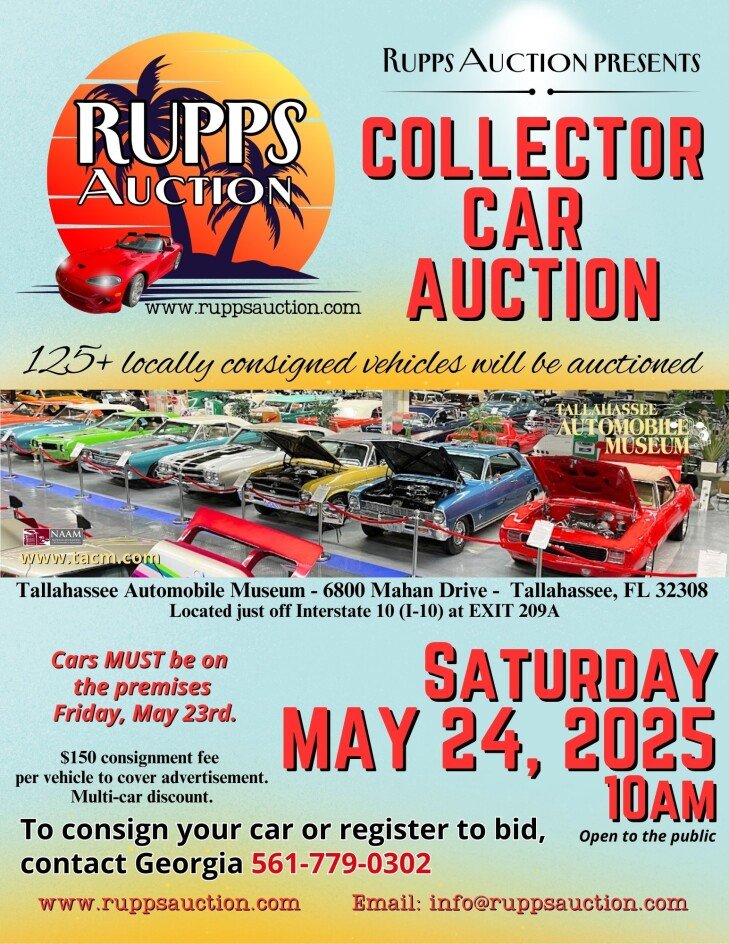 Rupps Auction - 2025 Collector Car Auction - Live with Online Bidding