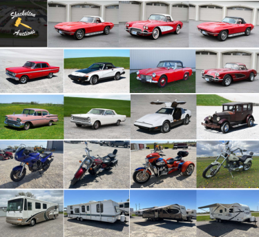 COLLECTOR CARS, TRACTORS, RECREATIONAL VEHICLES & POWERSPORTS - ONLINE ONLY AUCTION