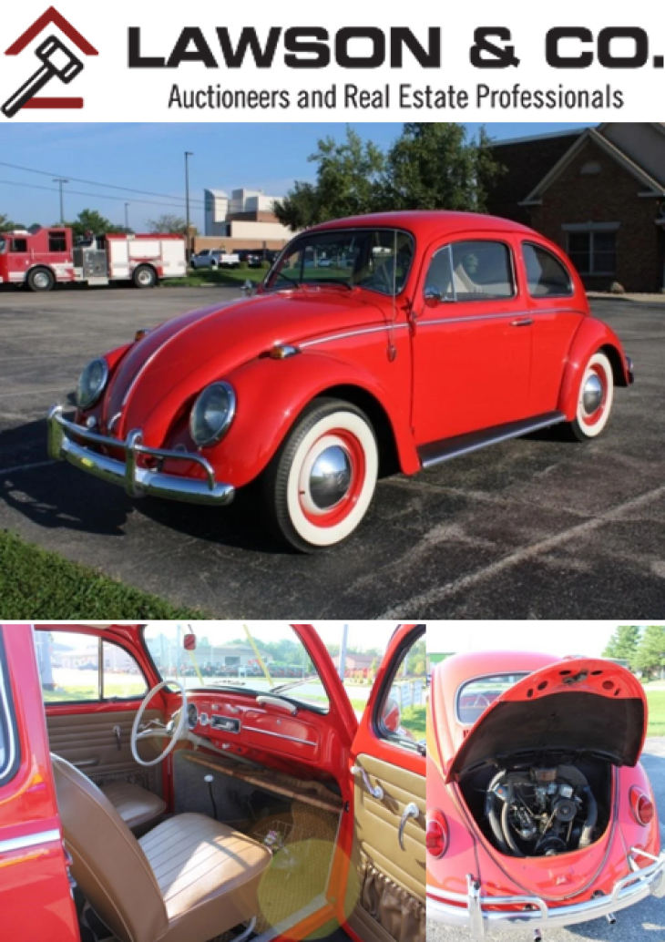 1964 VOLKSWAGEN BEETLE DELUXE SEDAN - LIVE AUCTION WITH ONLINE BIDDING