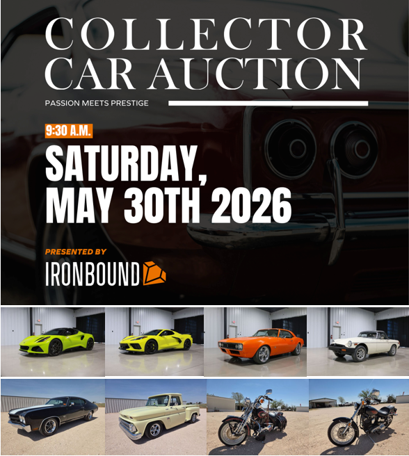 Annual Memorial Week Collector Car Auction - Live with Online Bidding