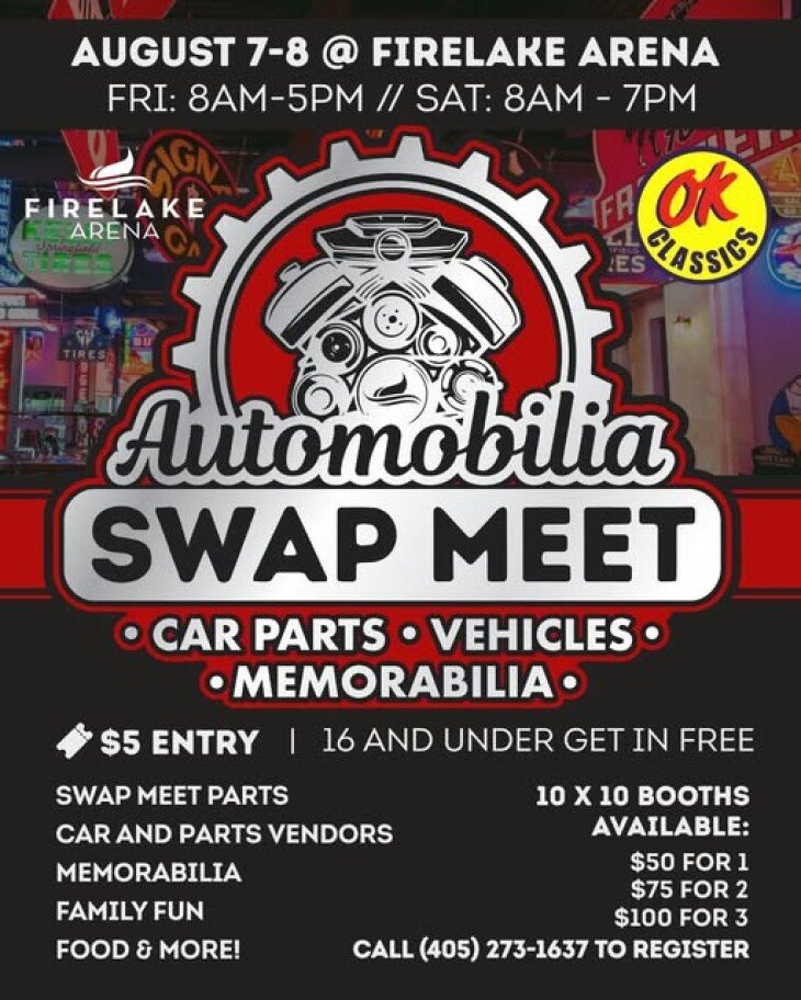1st Annual Automobilia Swap Meet - presented by OK Classics