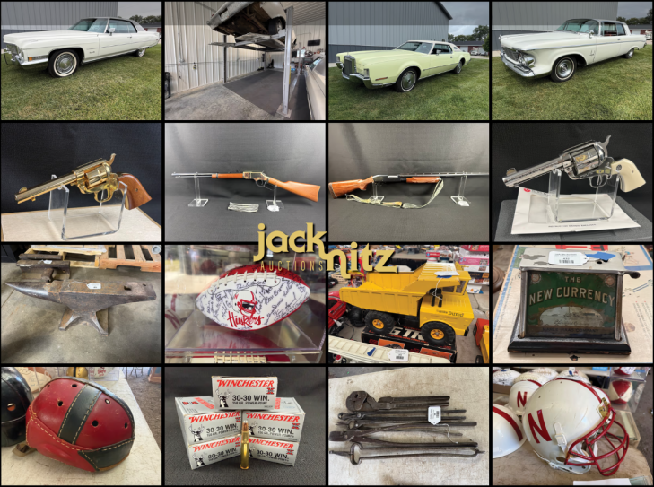 Online Only Sportsman, Classic Car, Husker Memorabilia & Collectibles Auction